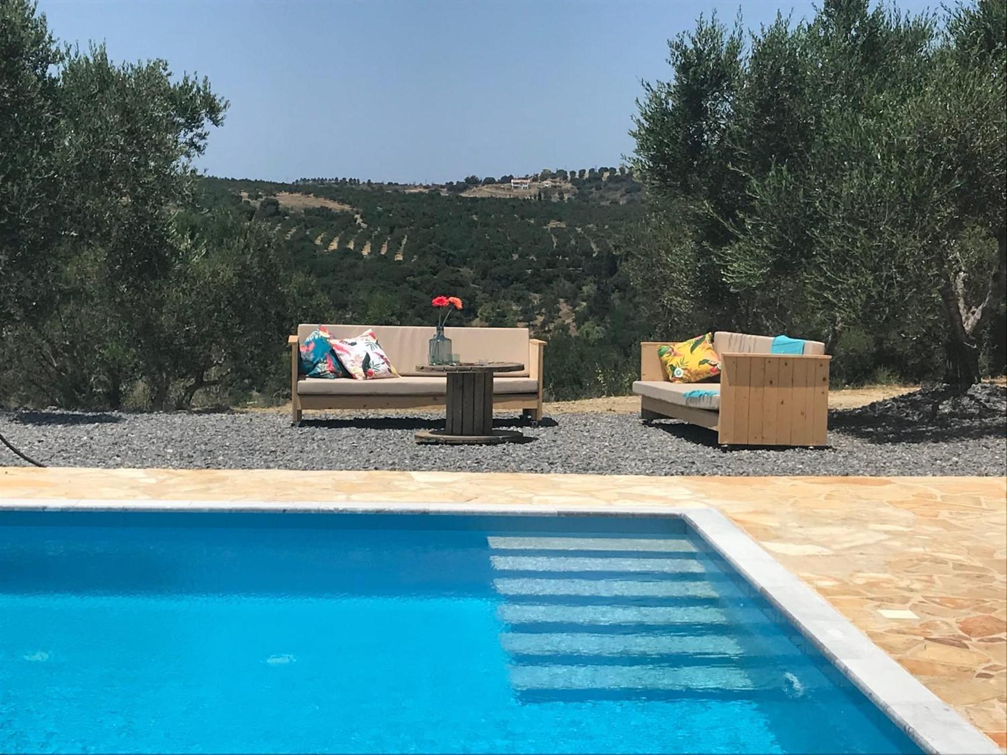 Luxurious Villa In Peloponnese With Swimming Pool Kamária Exterior foto