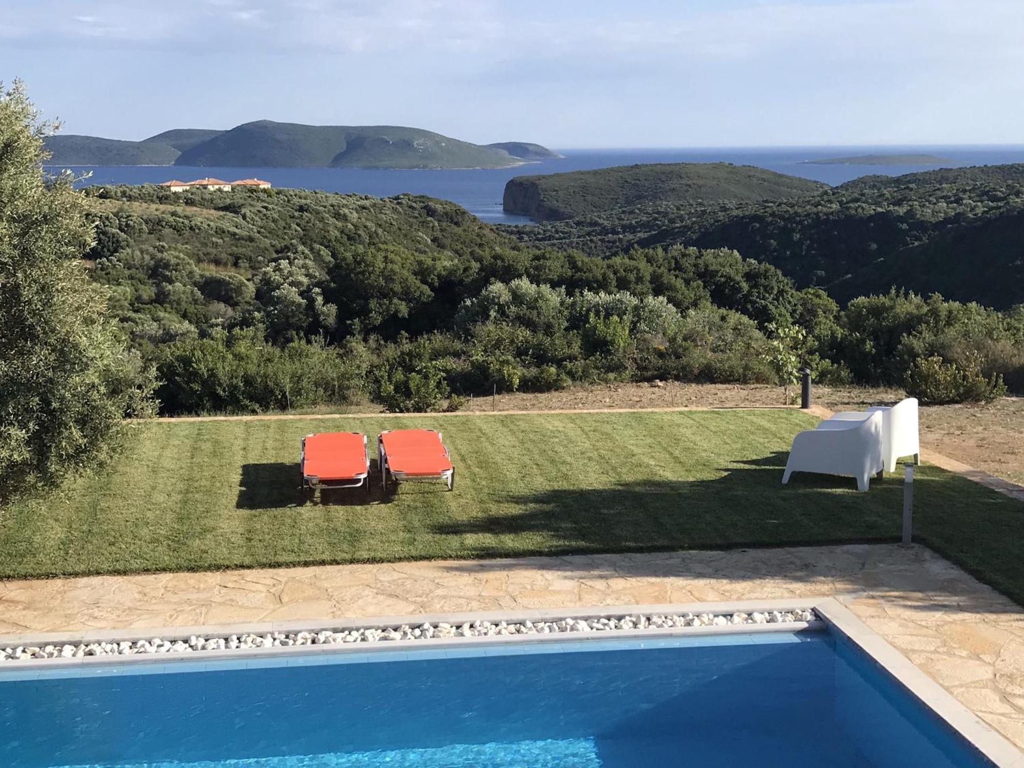 Luxurious Villa In Peloponnese With Swimming Pool Kamária Exterior foto