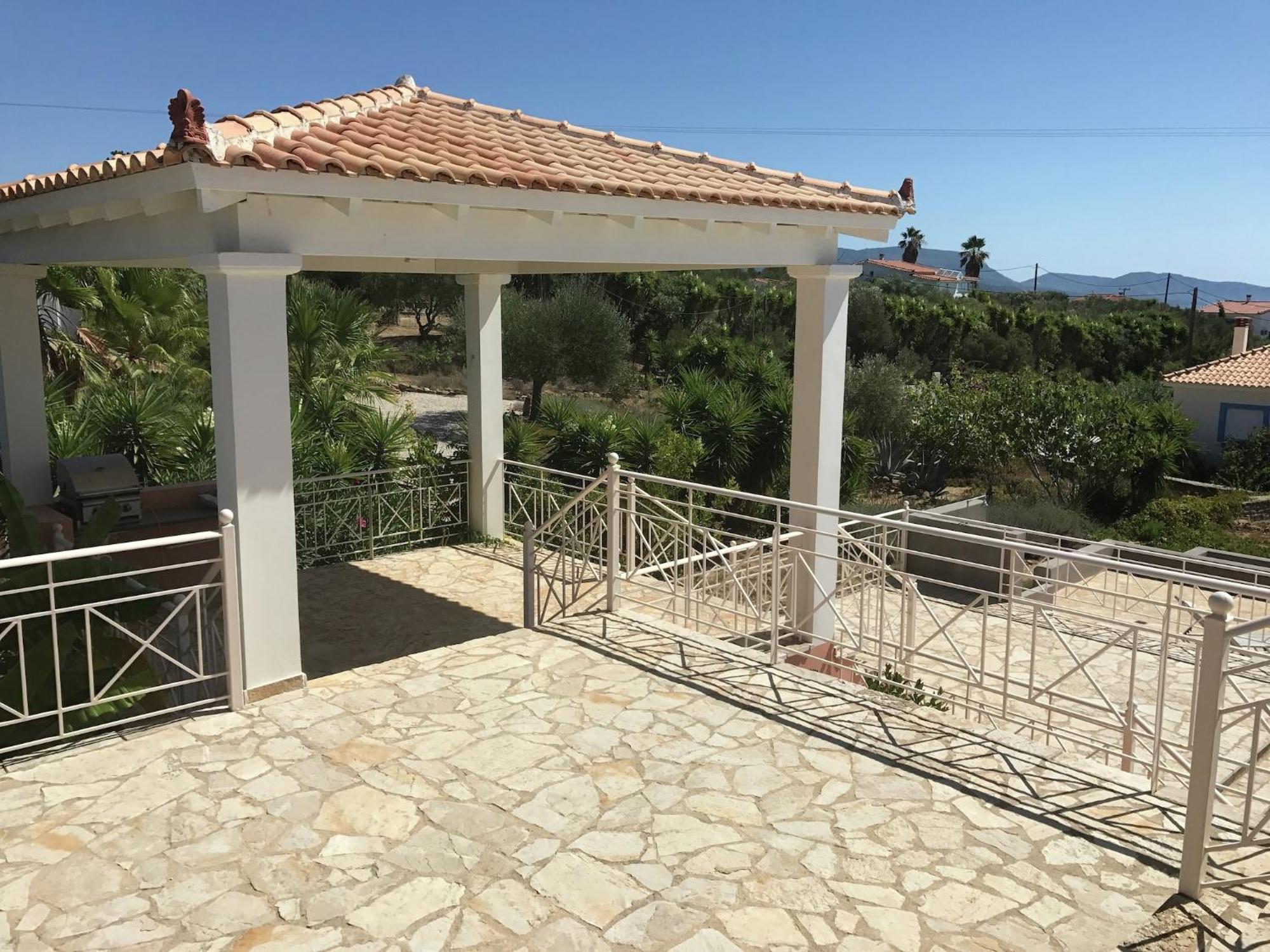 Luxurious Villa In Peloponnese With Swimming Pool Kamária Exterior foto